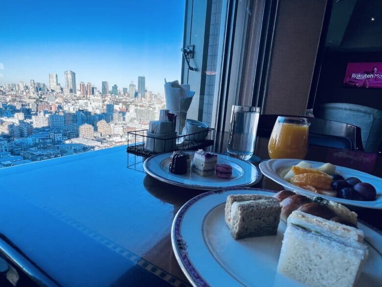 ウェスティン東京 ラウンジ ティータイム ブログ プラチナ 朝食 予約 メニュー