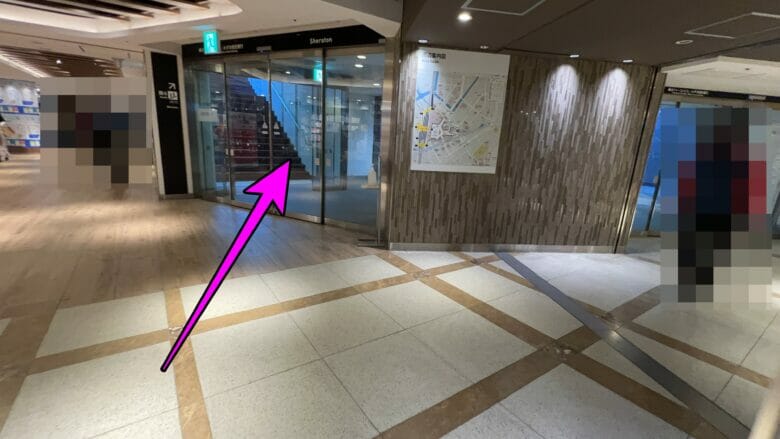 横浜ベイシェラトン 行き方 アクセス 東急から 最寄駅 出口