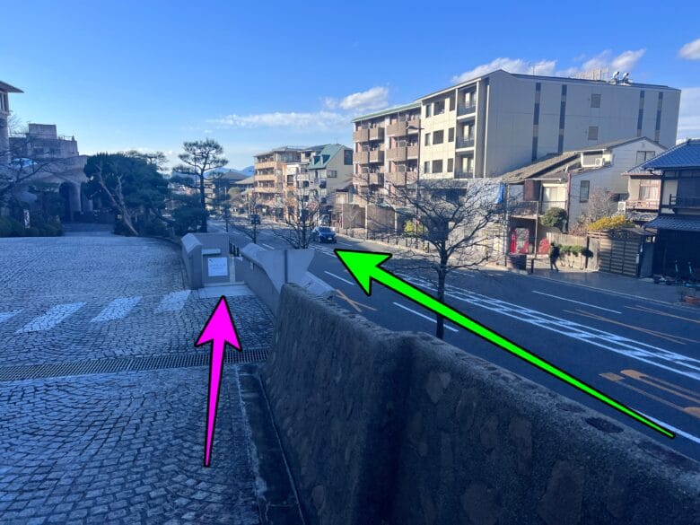 ウェスティン都ホテル京都　コンビニ　行き方　画像