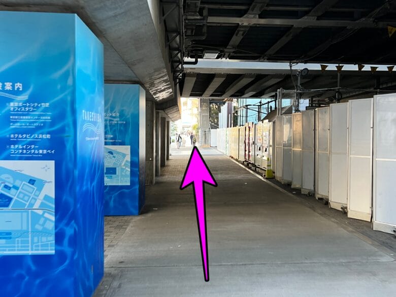 メズム東京　アクセス　行き方　最寄駅　出口