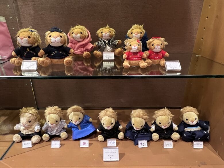 リッツカールトン大阪のぬいぐるみのライオンドール