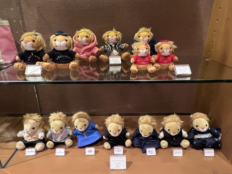 リッツカールトン大阪のぬいぐるみのライオンドール