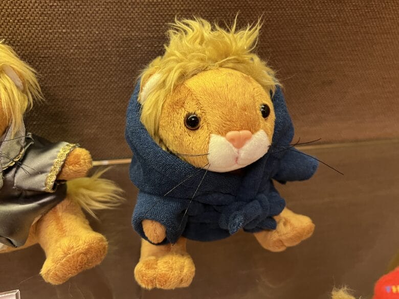 リッツカールトン大阪のぬいぐるみのライオンドール
