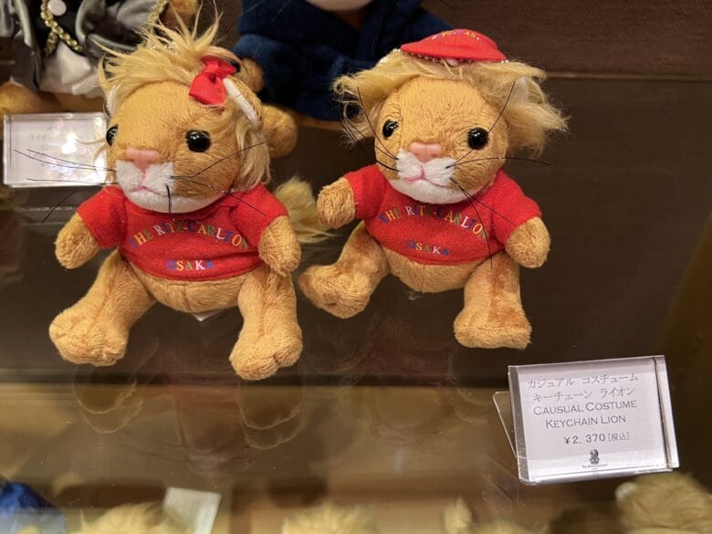 リッツカールトン大阪のぬいぐるみのライオンドール