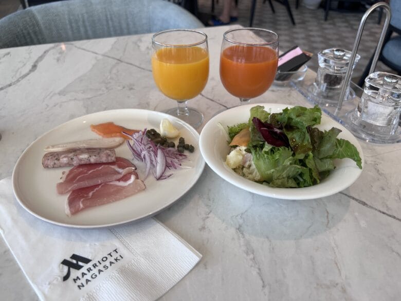 長崎マリオットホテル 朝食 nagasakimarriott breakfast
