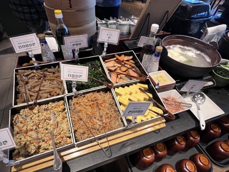 コートヤード新大阪　コートヤードマリオット新大阪ステーション　朝食　和食