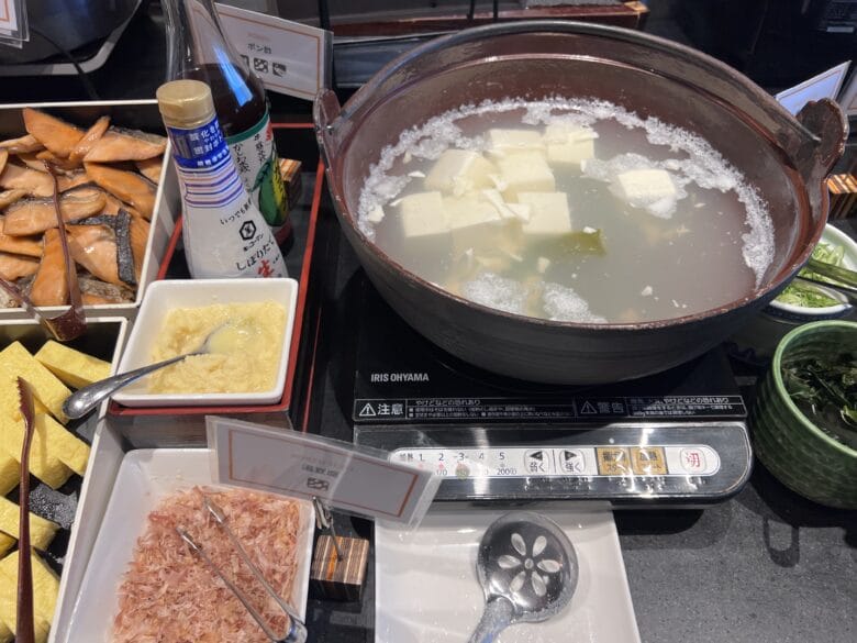 コートヤード新大阪　コートヤードマリオット新大阪ステーション　朝食　和食
