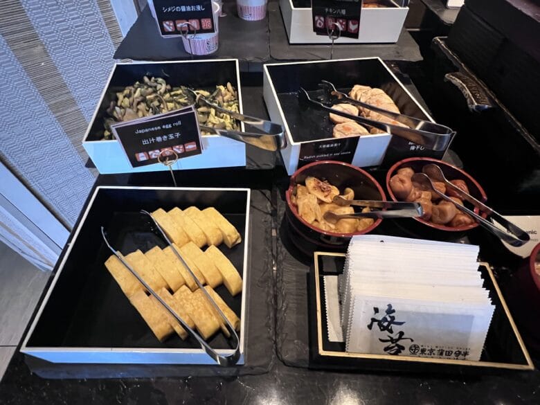 東京マリオット　朝食　朝ご飯　和食　玉子料理