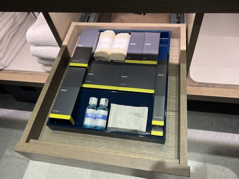 ウェスティン都ホテル京都 アメニティー 化粧品